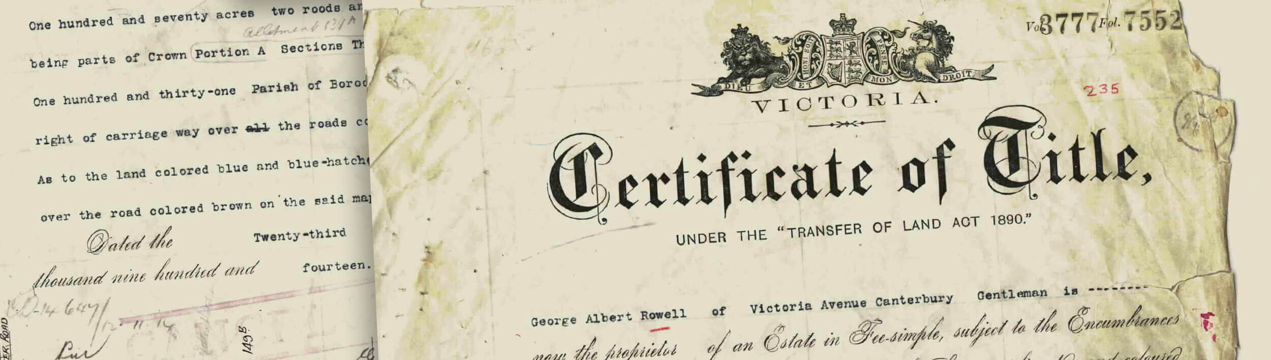 Certificate Title